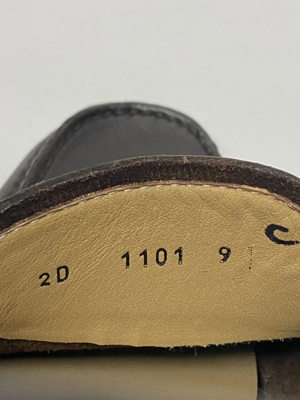 Prada Brown Leather Driving Loafers Size 9